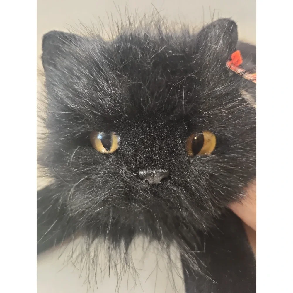 VTG 2000 2001 Ty Classic ONYX Black Persian Cat 18